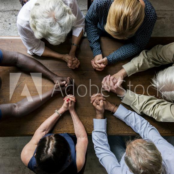 Church leaders praying